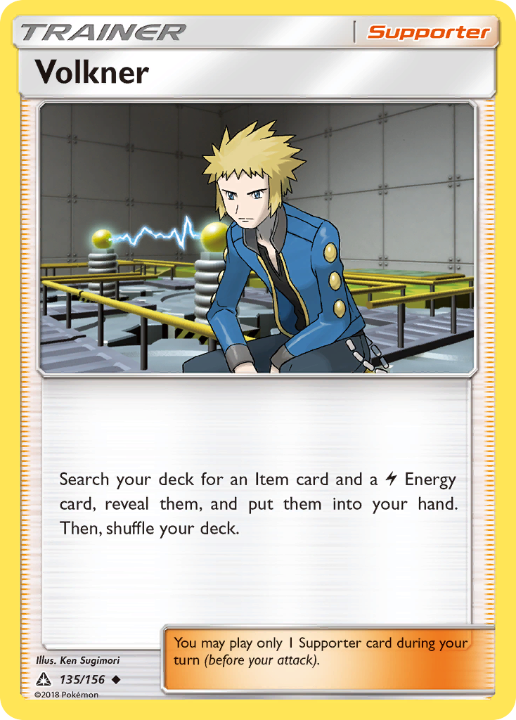 Volkner (135/156) [Sun & Moon: Ultra Prism] | Odin's Place