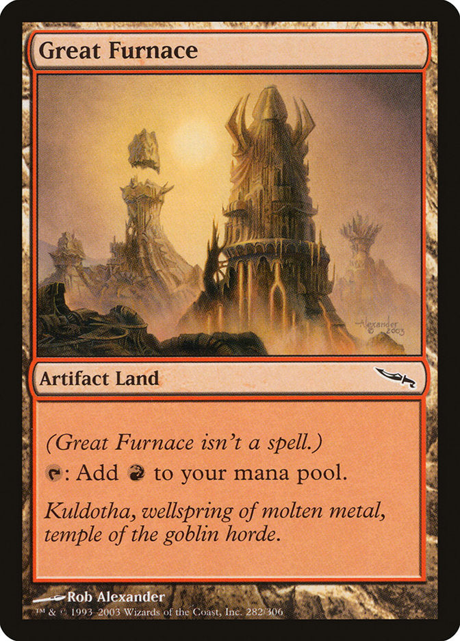 Great Furnace (282) [Mirrodin] | Odin's Place