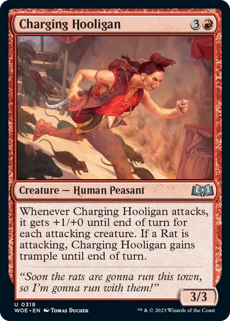 Charging Hooligan [Wilds of Eldraine] | Odin's Place