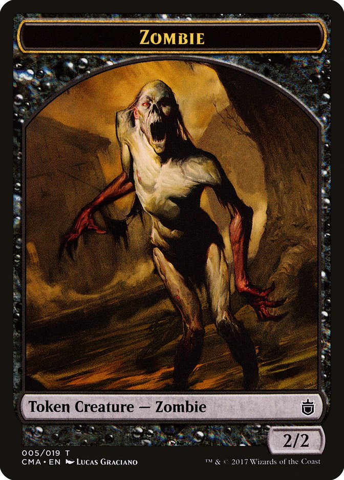 Zombie Token (5) [Commander Anthology Tokens] | Odin's Place