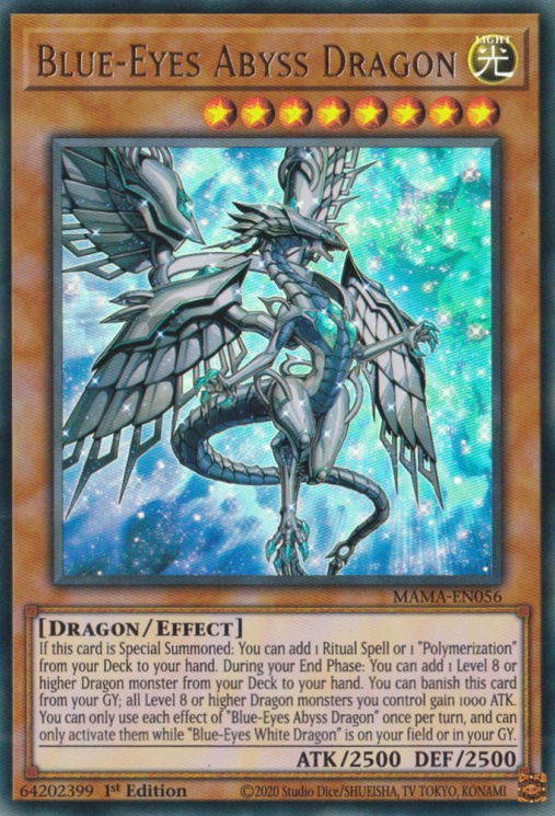 Blue-Eyes Abyss Dragon [MAMA-EN056] Ultra Rare | Odin's Place