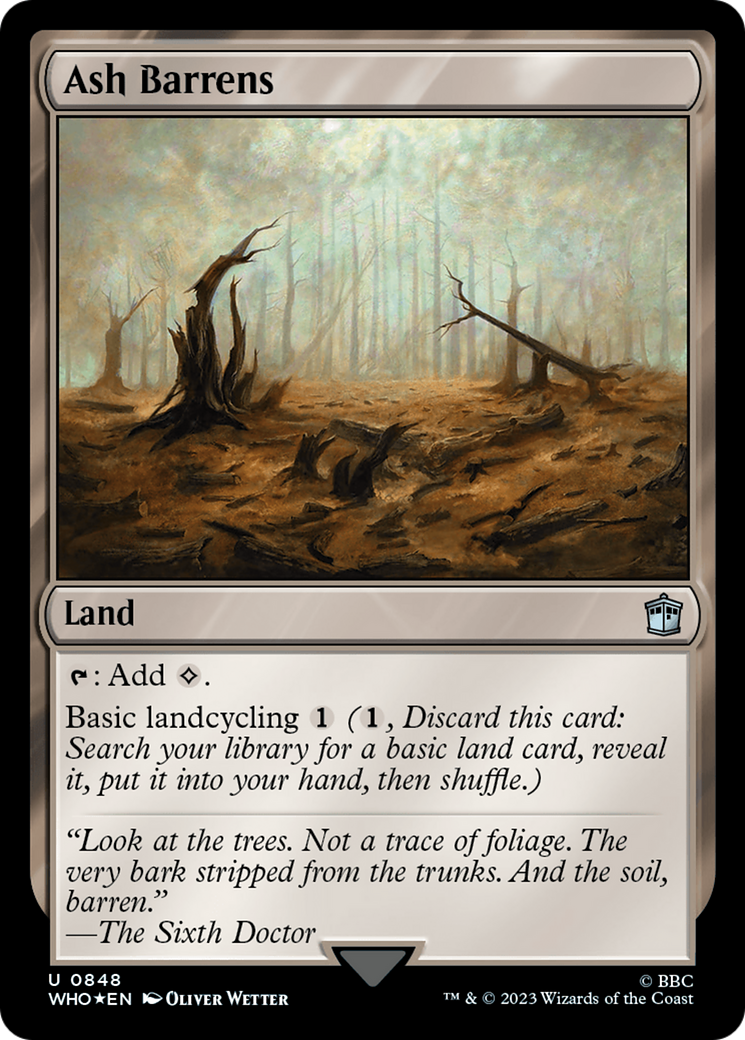 Ash Barrens (Surge Foil) [Doctor Who] | Odin's Place