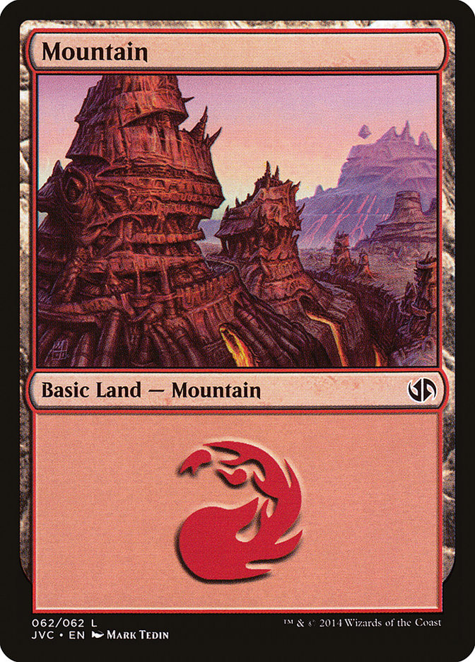 Mountain (62) [Duel Decks Anthology] | Odin's Place