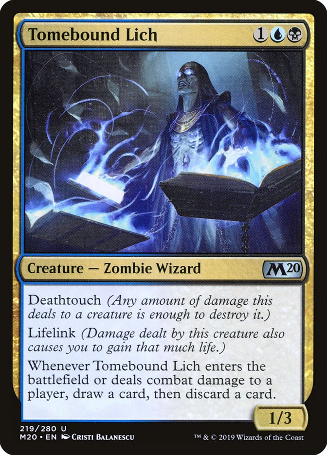 Tomebound Lich [Core Set 2020] | Odin's Place
