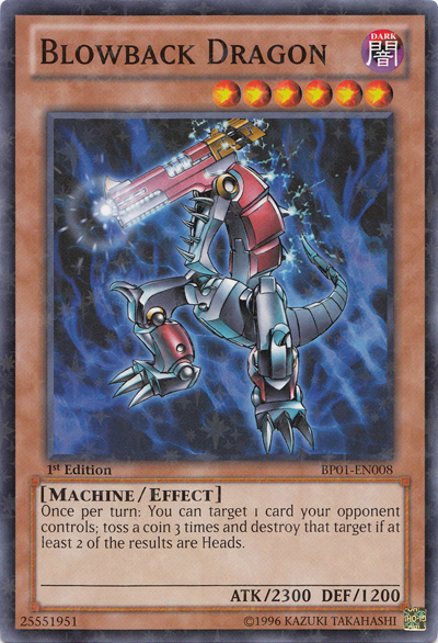 Blowback Dragon [BP01-EN008] Starfoil Rare | Odin's Place
