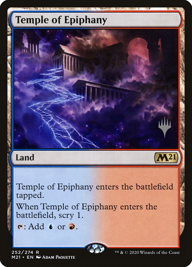 Temple of Epiphany (Promo Pack) [Core Set 2021 Promos] | Odin's Place