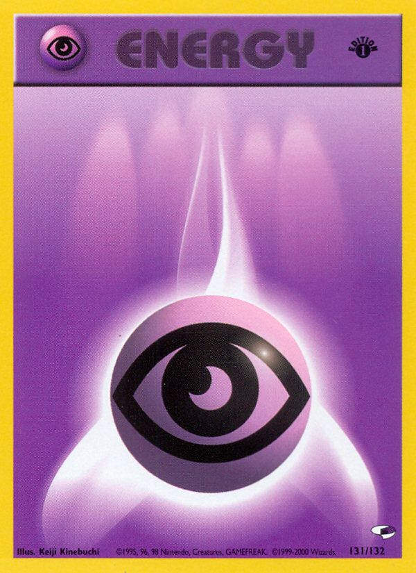 Psychic Energy (131/132) [Gym Heroes 1st Edition] | Odin's Place