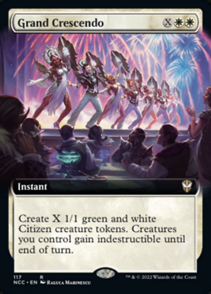 Grand Crescendo (Extended Art) [Streets of New Capenna Commander] | Odin's Place