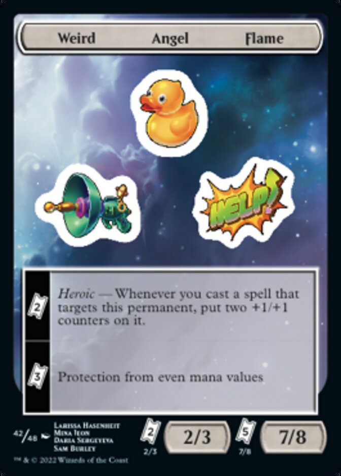 Weird Angel Flame [Unfinity Stickers] | Odin's Place