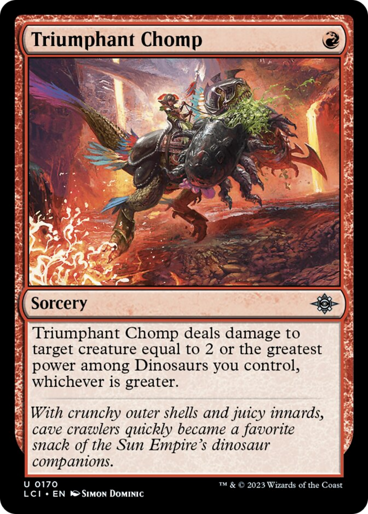 Triumphant Chomp [The Lost Caverns of Ixalan] | Odin's Place