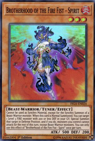 Brotherhood of the Fire Fist - Spirit [FIGA-EN024] Super Rare | Odin's Place