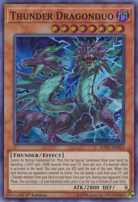 Thunder Dragonduo [SOFU-EN022] Super Rare | Odin's Place