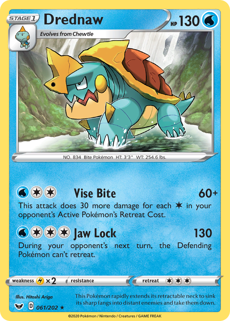 Drednaw (061/202) [Sword & Shield: Base Set] | Odin's Place