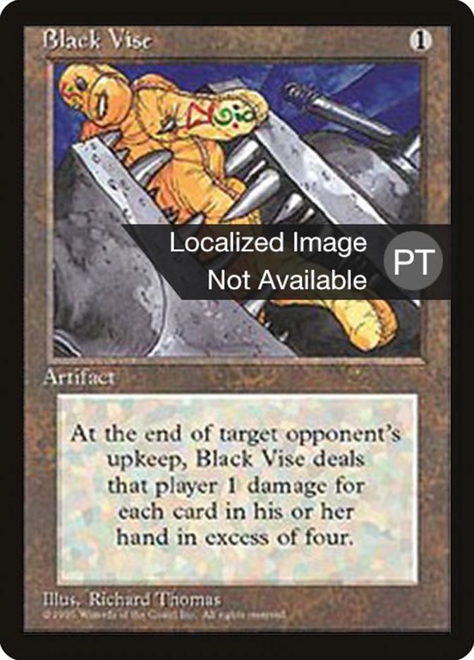 Black Vise [Fourth Edition (Foreign Black Border)] | Odin's Place