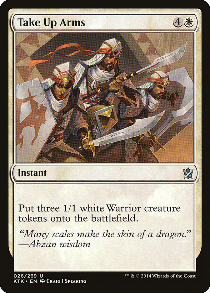 Take Up Arms (26) [Khans of Tarkir] | Odin's Place