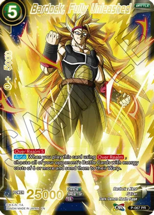 Bardock, Fully Unleashed (Gold Stamped) (P-067) [Mythic Booster] | Odin's Place