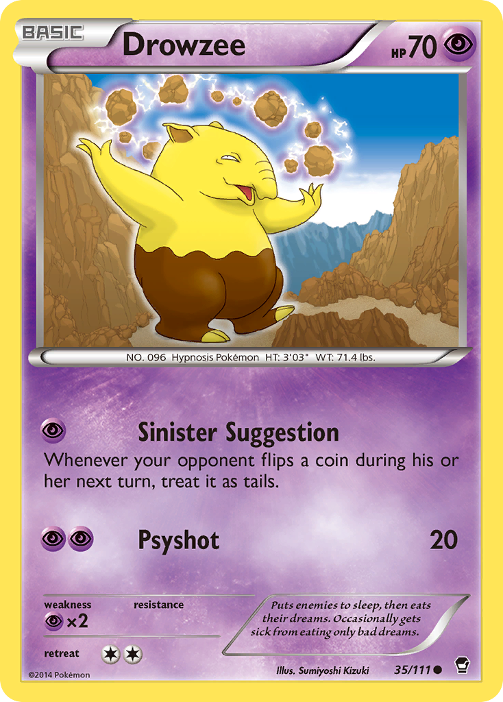Drowzee (35/111) [XY: Furious Fists] | Odin's Place
