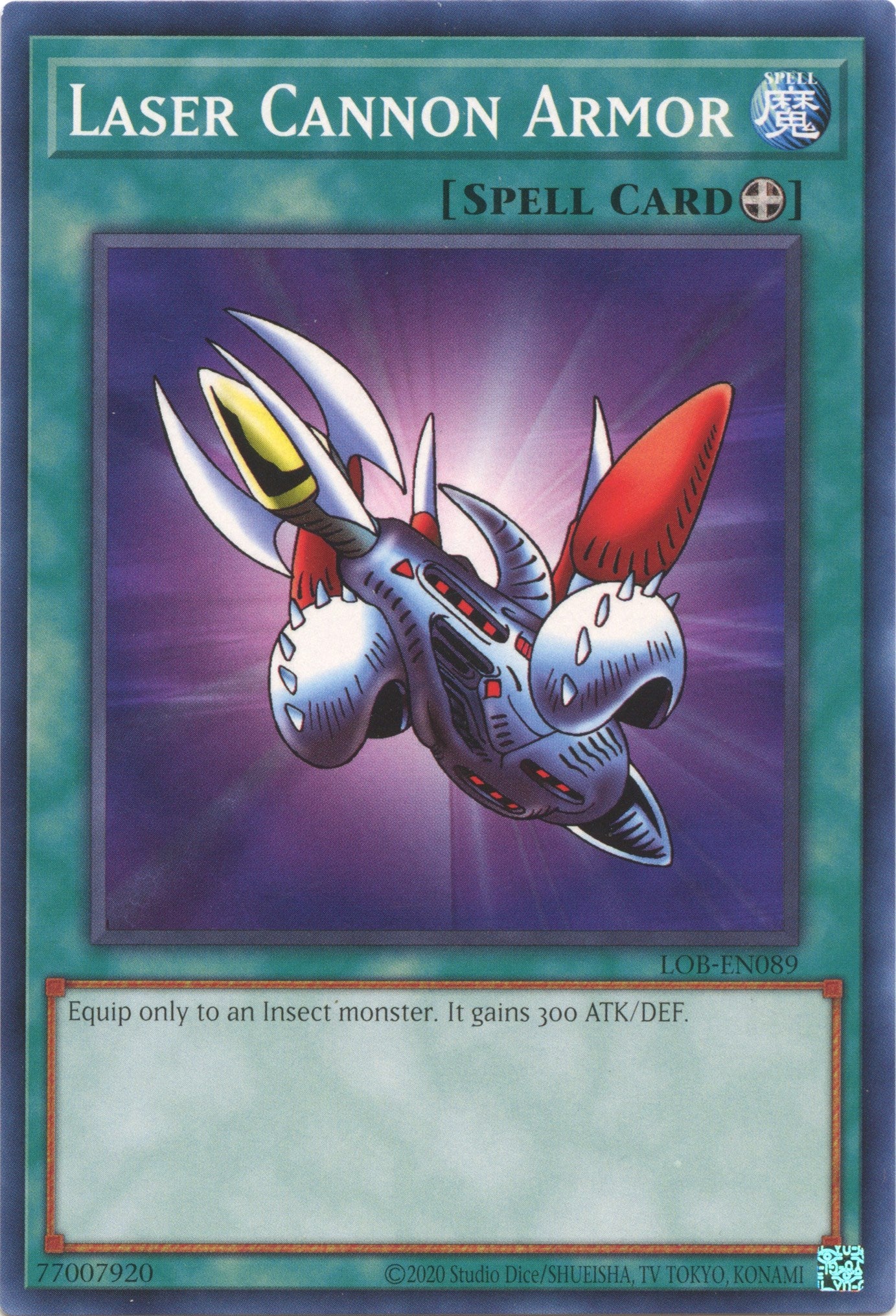Laser Cannon Armor (25th Anniversary) [LOB-EN089] Common | Odin's Place