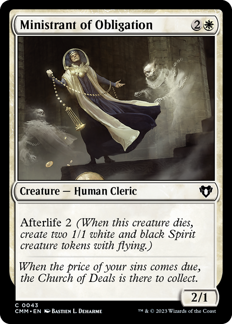Ministrant of Obligation [Commander Masters] | Odin's Place