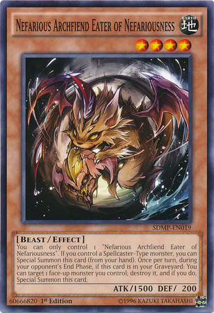 Nefarious Archfiend Eater of Nefariousness [SDMP-EN019] Common | Odin's Place