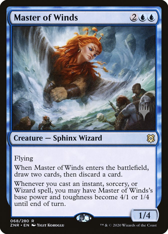 Master of Winds (Promo Pack) [Zendikar Rising Promos] | Odin's Place
