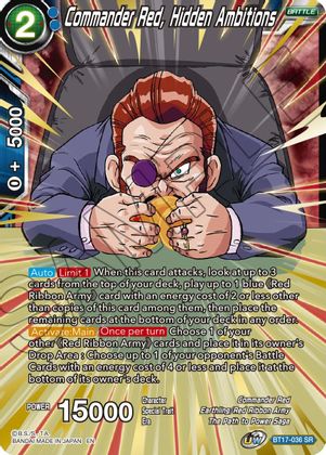 Commander Red, Hidden Ambitions (BT17-036) [Ultimate Squad] | Odin's Place