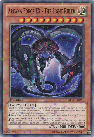Arcana Force EX - The Light Ruler [SP13-EN044] Starfoil Rare | Odin's Place