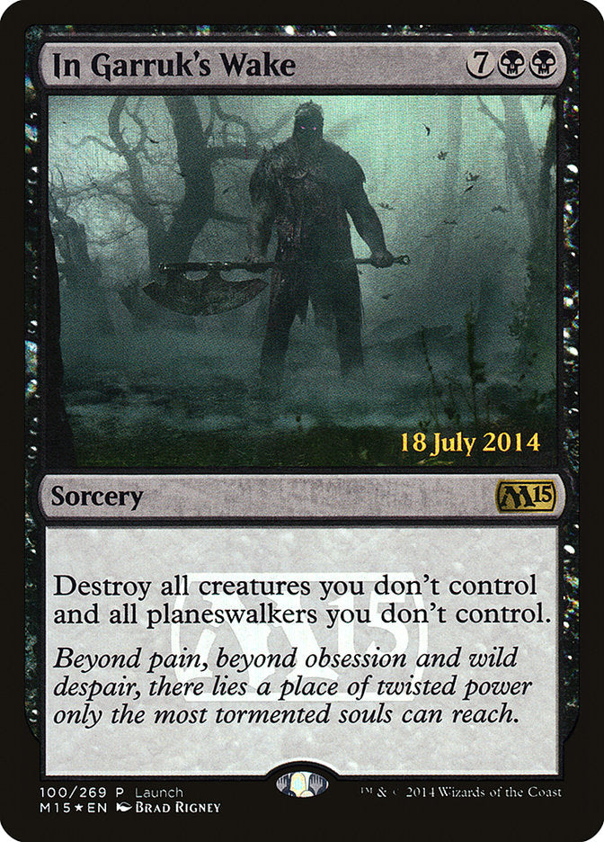 In Garruk's Wake (100) [Magic 2015 Prerelease Promos] | Odin's Place