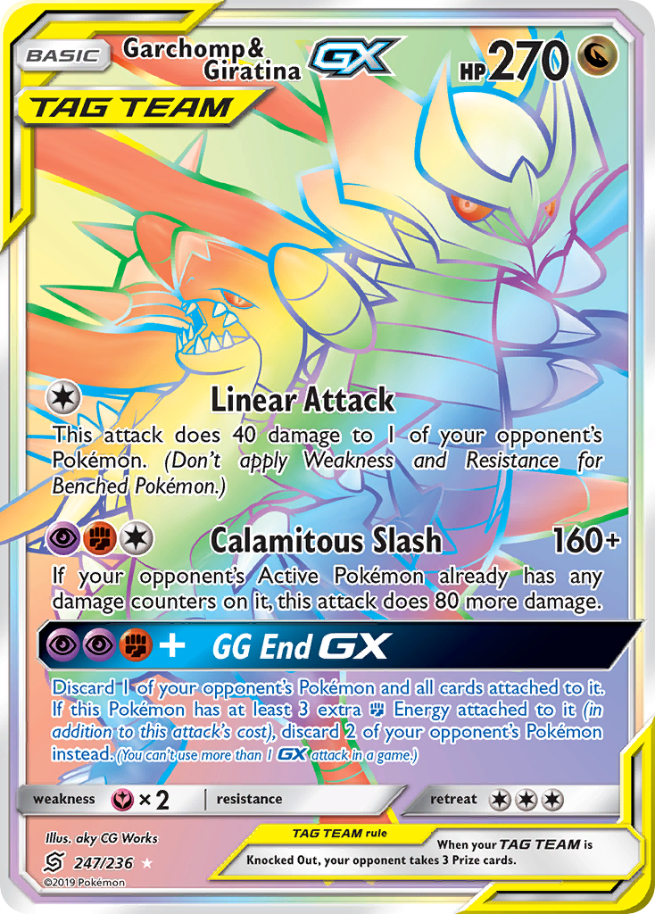 Garchomp & Giratina GX (247/236) [Sun & Moon: Unified Minds] | Odin's Place