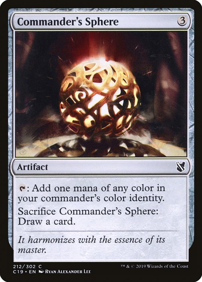 Commander's Sphere [Commander 2019] | Odin's Place