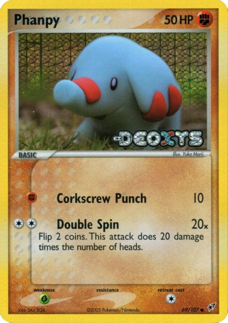 Phanpy (69/107) (Stamped) [EX: Deoxys] | Odin's Place