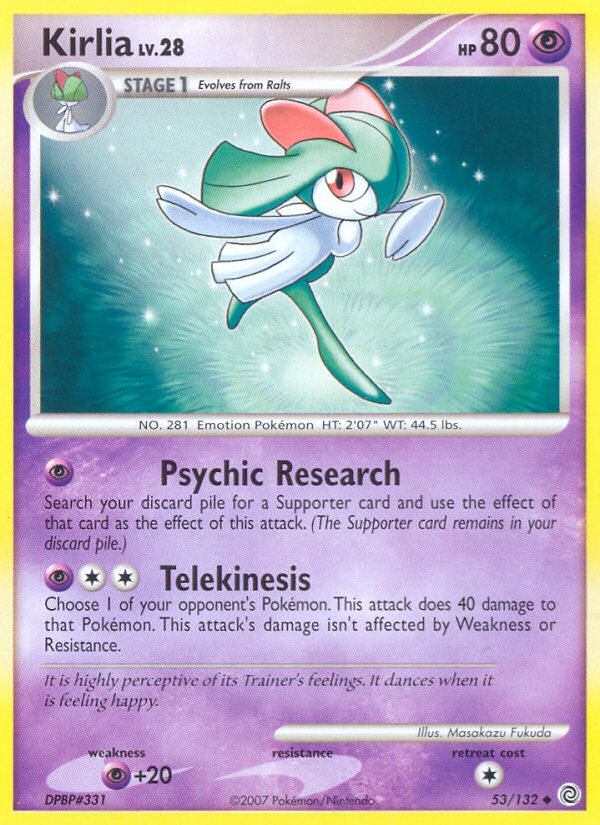 Kirlia (53/132) [Diamond & Pearl: Secret Wonders] | Odin's Place