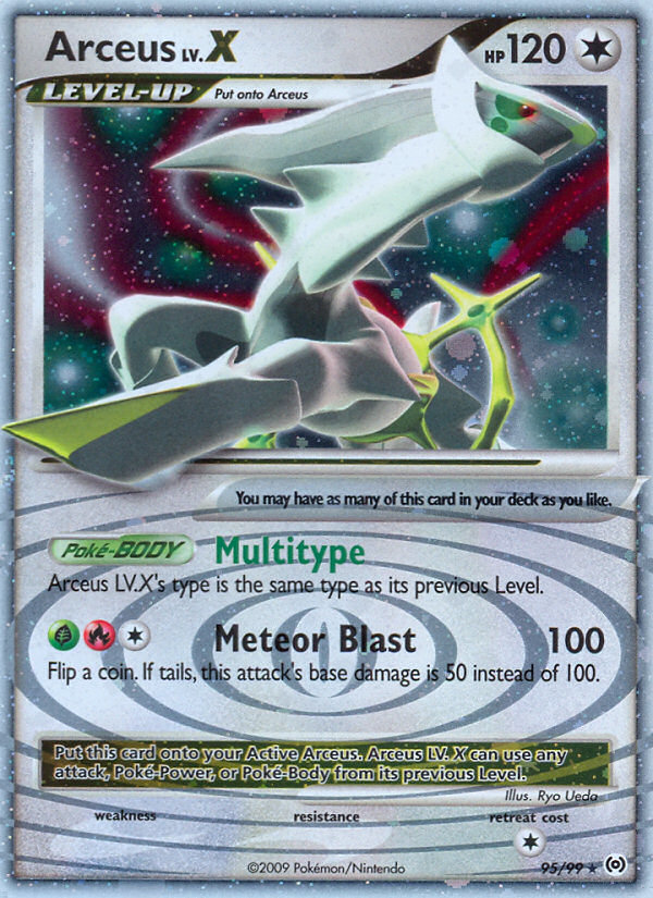 Arceus LV.X (95/99) [Platinum: Arceus] | Odin's Place