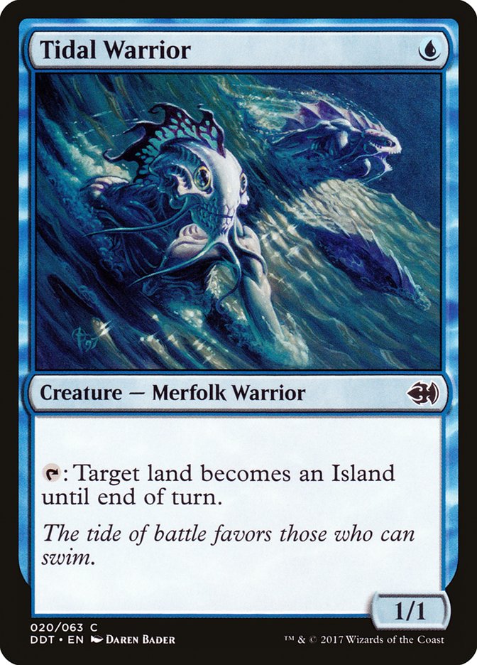 Tidal Warrior (20) [Duel Decks: Merfolk vs. Goblins] | Odin's Place