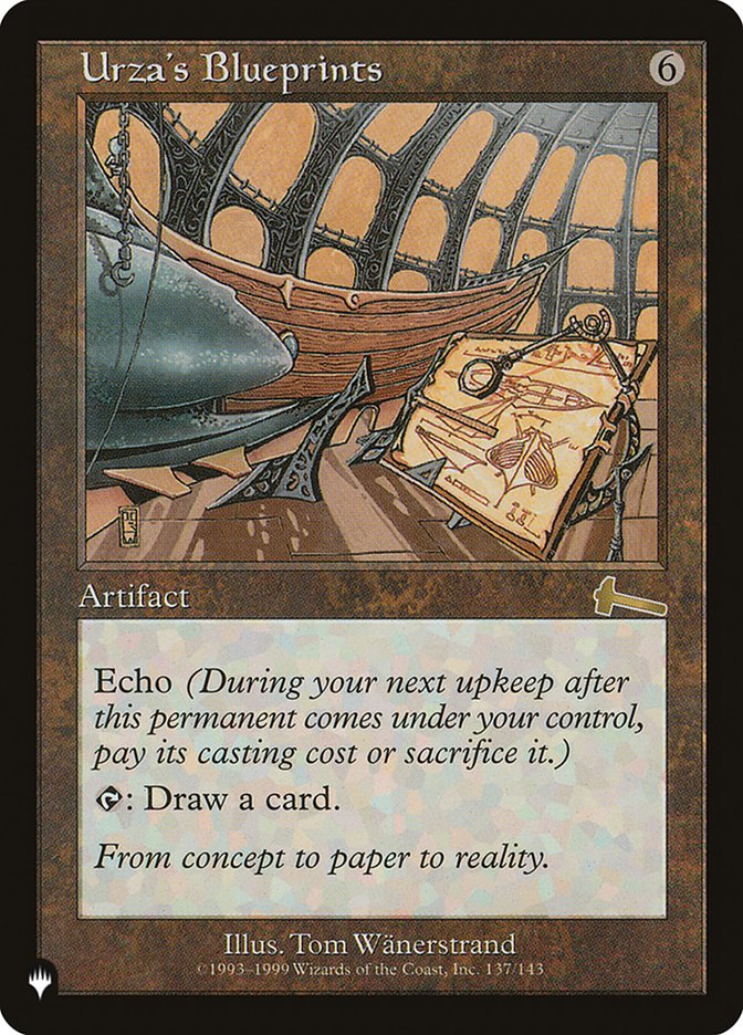 Urza's Blueprints [The List] | Odin's Place