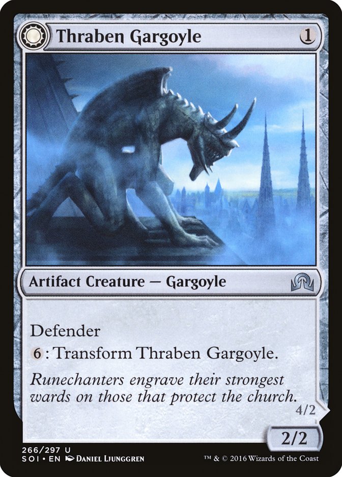 Thraben Gargoyle // Stonewing Antagonizer [Shadows over Innistrad] | Odin's Place