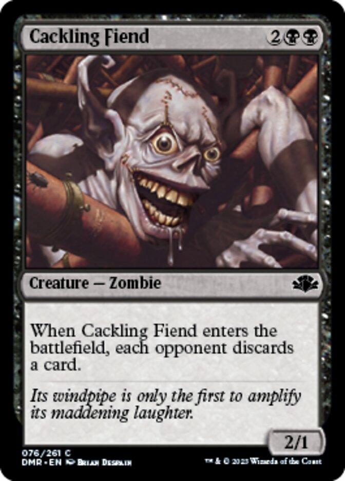 Cackling Fiend [Dominaria Remastered] | Odin's Place