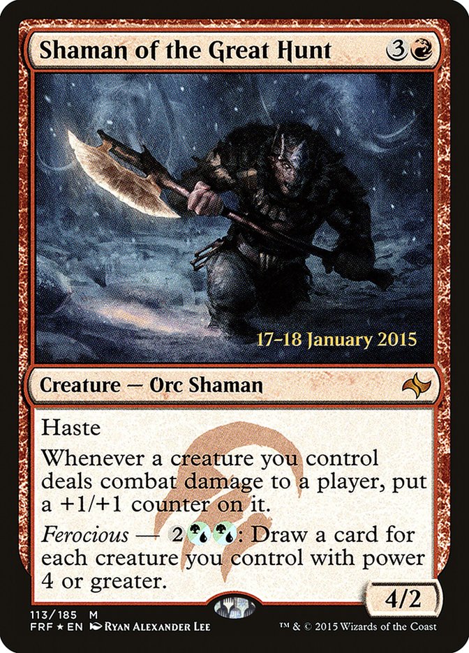 Shaman of the Great Hunt (113) [Fate Reforged Prerelease Promos] | Odin's Place