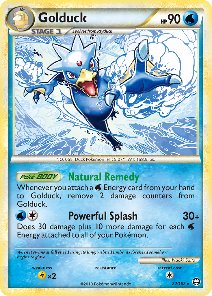 Golduck (22/102) [HeartGold & SoulSilver: Triumphant] | Odin's Place