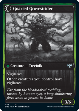 Dormant Grove // Gnarled Grovestrider [Innistrad: Double Feature] | Odin's Place