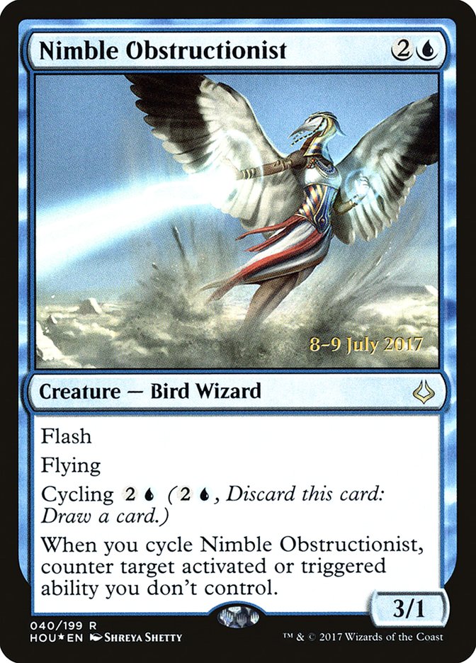 Nimble Obstructionist (40) [Hour of Devastation Prerelease Promos] | Odin's Place
