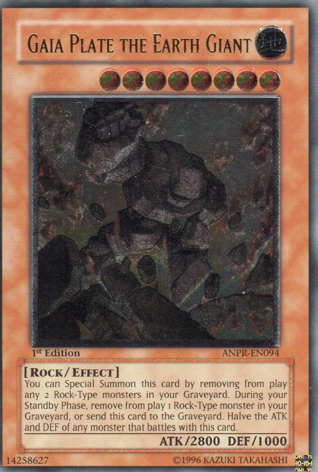 Gaia Plate the Earth Giant (UTR) [ANPR-EN094] Ultimate Rare | Odin's Place