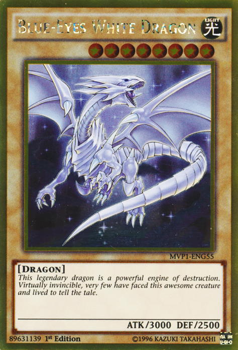 Blue-Eyes White Dragon [MVP1-ENG55] Gold Rare | Odin's Place