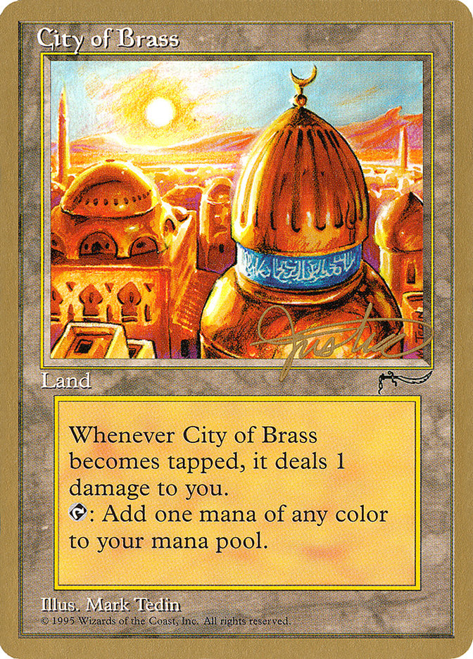 City of Brass (Mark Justice) [Pro Tour Collector Set] | Odin's Place