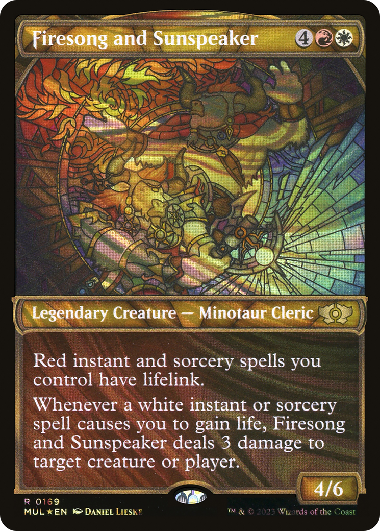 Firesong and Sunspeaker (Halo Foil) [Multiverse Legends] | Odin's Place