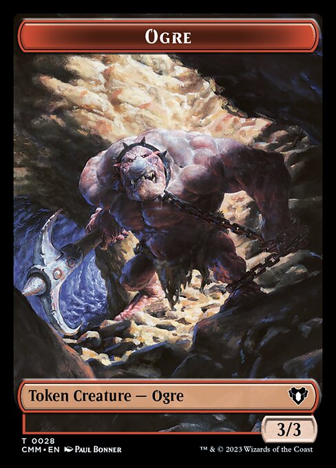 Eldrazi Spawn // Ogre Double-Sided Token [Commander Masters Tokens] | Odin's Place