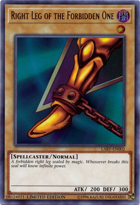 Right Leg of the Forbidden One [LART-EN002] Ultra Rare | Odin's Place