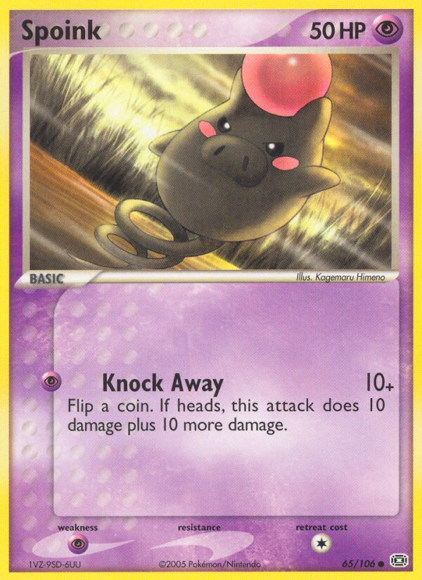 Spoink (65/106) [EX: Emerald] | Odin's Place