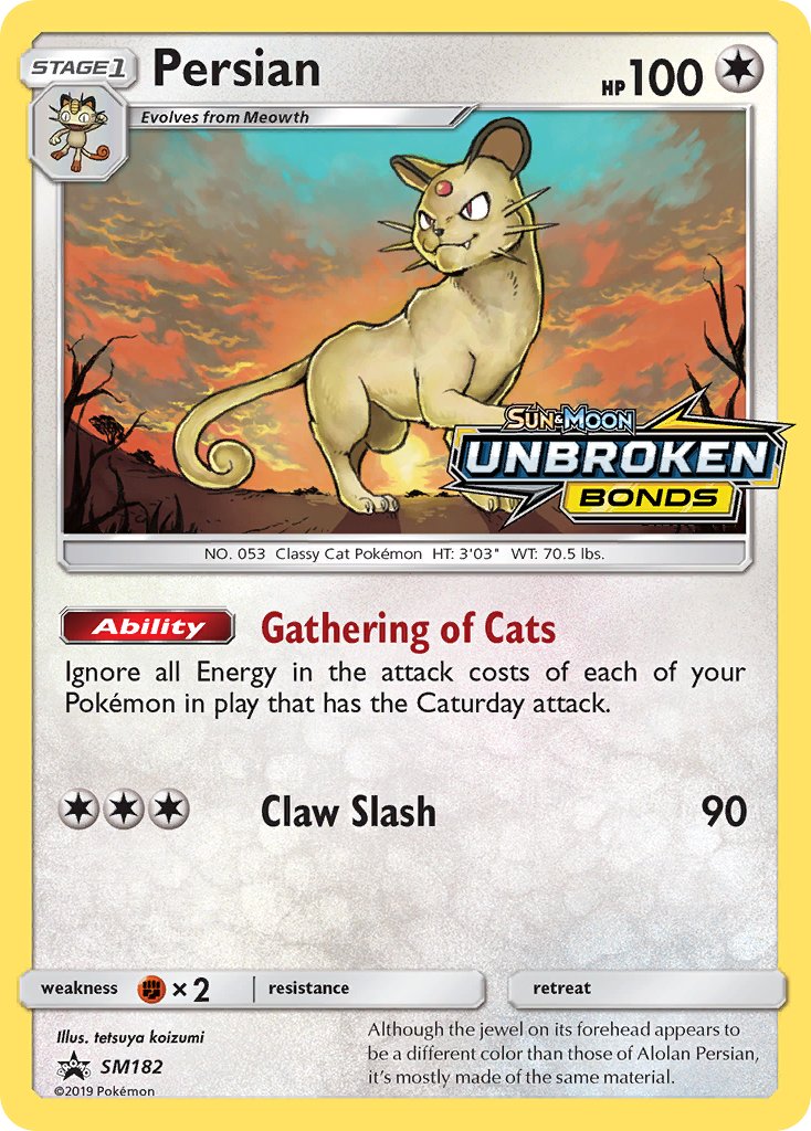 Persian (SM182) [Sun & Moon: Black Star Promos] | Odin's Place