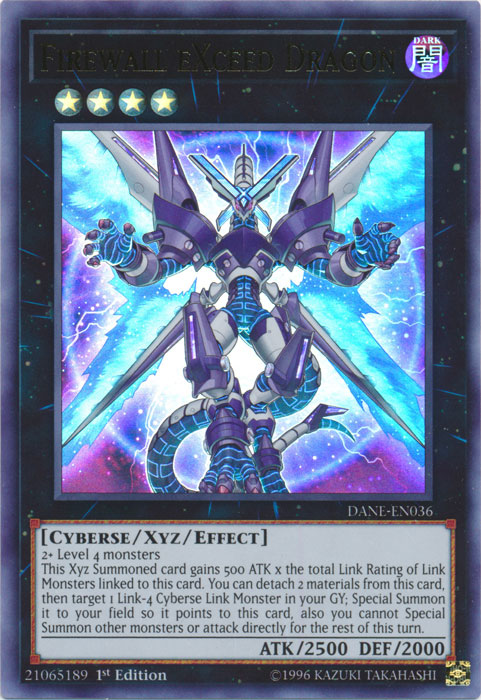 Firewall eXceed Dragon [DANE-EN036] Ultra Rare | Odin's Place